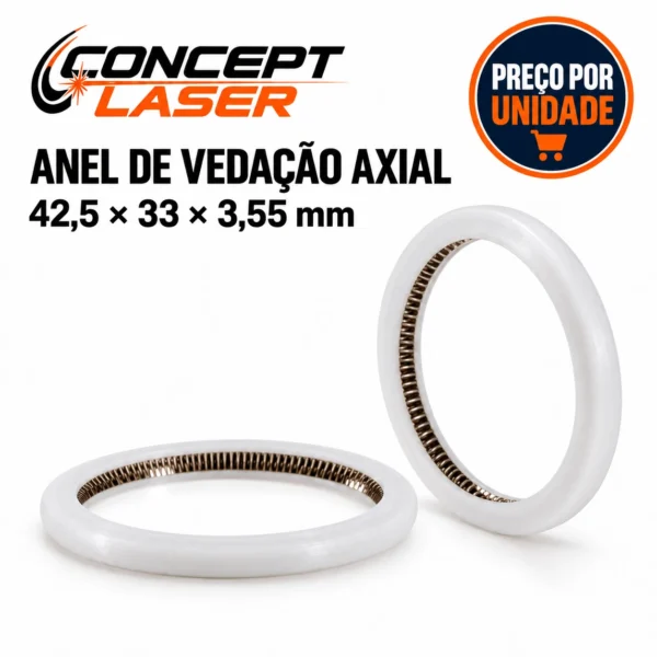 Anel de vedação 42,5 × 33 × 3,55 mm