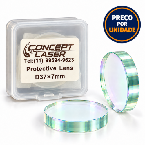 Lente de proteção Ø 37 × 7 mm